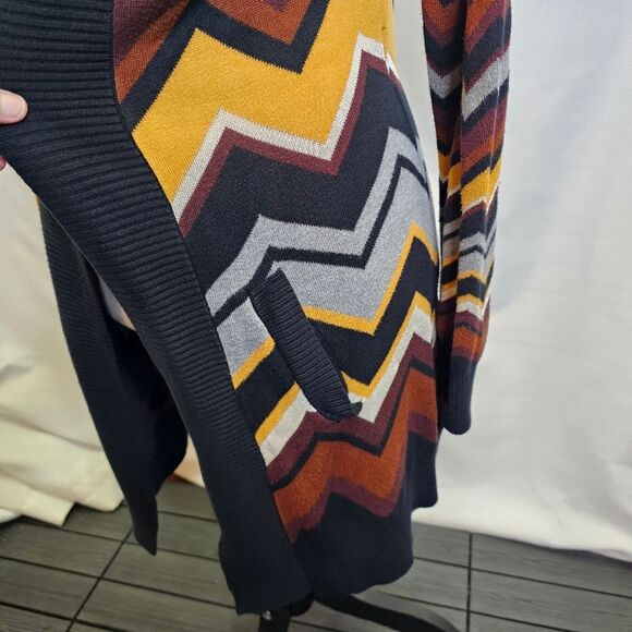 Missoni for Target Zig Zag Chevron Long Tunic Cardigan Sweater Size Medium - Picture 5 of 11